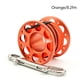 thumbnail image 2 of Mantenga el carrete de bobo de buceo Reel portátil Color sólido Poliéster Reeles Pesca de freedivismo Accesorios submarinos con gancho de doble extremo naranja rojo 15m Inevent OD003289-12, 2 of 7