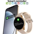 thumbnail image 4 of Montre Intelligente 2023 Ronde Smartwatch Appel Bluetooth Hommes Femmes Tracker D\'entraînement Physique Bracelet Cadran de Montre Personnalisé Montres pour Android IOS Or_0, 4 of 7
