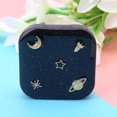 thumbnail image 5 of Stars Moon Contact Lens Case For Women With Mirror Kit Holder Portable Contact Lenses Box Black, 5 of 5