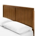 thumbnail image 6 of Platform Bed Frame, Full Size, Walnut, Wood, Mid Century Bedroom, Modern Contemporary HB35220, 6 of 12