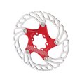 thumbnail image 3 of Freno de disco de bicicleta, diseño de hebilla flotante roja, suministros de bicicleta estables y confiables para entusiastas del ciclismo, 160MM, 3 of 10