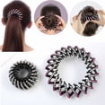 thumbnail image 2 of 1pc Elegant Rhinestone Hair Clip for Bun Making and Ponytail Styling, 2 of 5