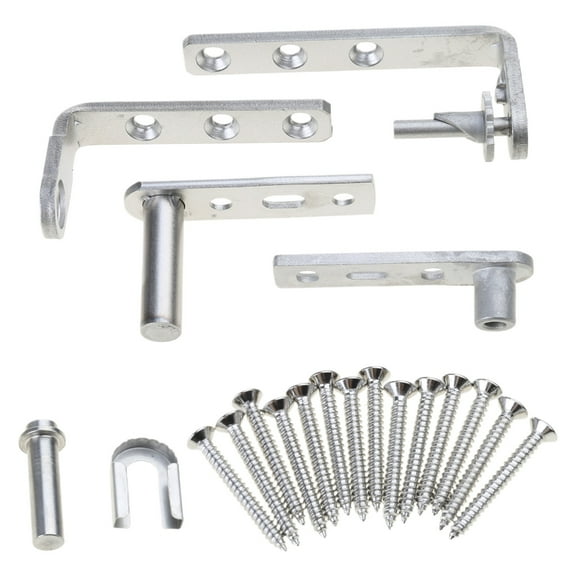 Self Closing Auto Return Hinge Stainless Steel Double Door Hinge Set for Hosue