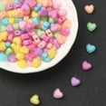 thumbnail image 5 of 240Pcs 8 Colors Heart Acrylic Beads Bead in Bead Mixed Color 7x8x4mm Hole: 1.8mm 30pcs/color, 5 of 5