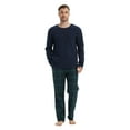 thumbnail image 1 of Apparonia Conjuntos de Pijamas para Hombre Ropa de Dormir a Cuadros Camisas y Pantalones de Manga Larga Conjunto de Pijama Ligero y Suave para Hombre con Bolsillos Verde Bosque L, 1 of 7