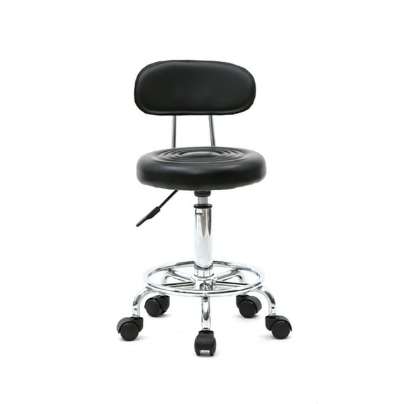 Ktaxon Swivel Salon Stool Adjustable Hydraulic Massage Spa Stripe Backrest Chair Black