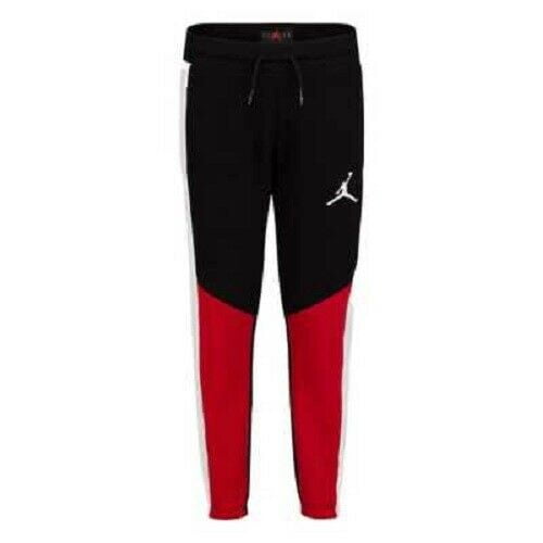 red and black jordan joggers