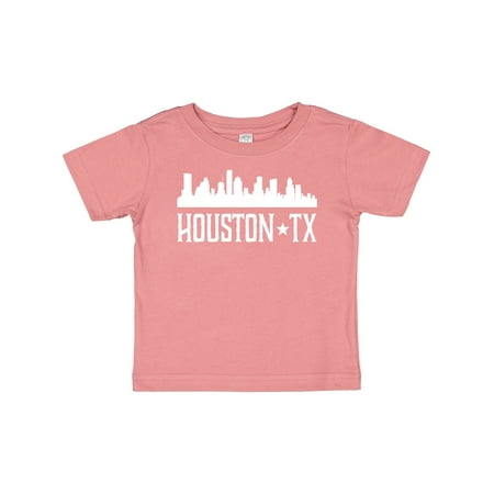 

Inktastic Houston Texas Skyline TX Cities Gift Baby Boy or Baby Girl T-Shirt