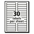 thumbnail image 6 of Avery Permanent TrueBlock File Folder Labels with Sure Feed Technology 0.66 x 3.44, White, 30/Sheet, 50 Sheets/Box, 6 of 6