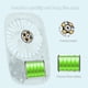 thumbnail image 4 of Ventilador de mano Mini Potente Ventilador Pequeño Personal Portátil Velocidad ajustable USB Recargable para Niños Niñas Mujeres Hombres Hogar Oficina Viajes JFHHH pequeña, 4 of 5