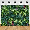 thumbnail image 2 of Green Leaf Floral Backdrop Spring Summer Nature Botanical Photography Background Green Foliage Floral Wall Banner Decorations Natural Theme Wedding Portrait Photo Booth Props, 2 of 5