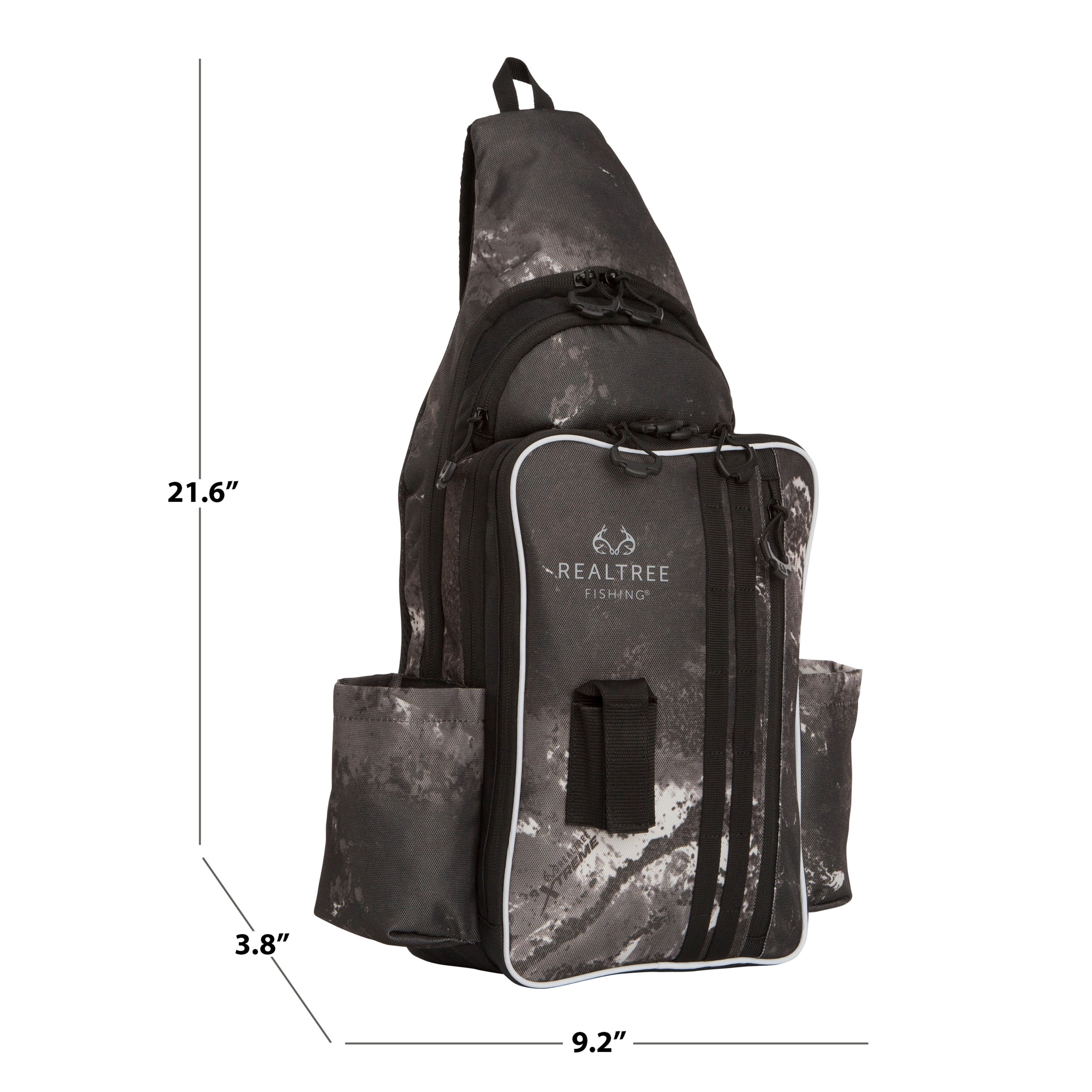 Realtree Aspect Fishing Tackle Sling, Midnight, Tackle Backpacks