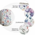 thumbnail image 5 of 60x72 Inch Shower Curtains for Bathroom Flower Eucalyptus Fabric Bath Curtain Decor Gradient Purple Green Farmhouse Leaf Waterproof Restroom Curtains Shower Set Accessories with 12 Hooks 60 Inch, 5 of 6