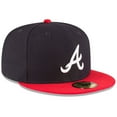 thumbnail image 3 of Men's New Era Navy Atlanta Braves 1995 World Series Wool 59FIFTY Fitted Hat, 3 of 6