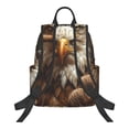 thumbnail image 2 of Naloa Funny Bald Eagle Print Lightweight DayBackpack Suitable for school, work, shopping, travel, etc., 2 of 5