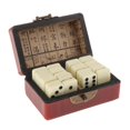 thumbnail image 1 of de 28 piezas de de competición con caja de almacenamiento entretenimiento clásico recreativa viaje de Hugo juegos de fichas de dominó retro, 1 of 7