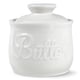 thumbnail image 1 of Mantequera de Porcelana Francesa con Tapa Mejorada para Mantequilla Untable., 1 of 5