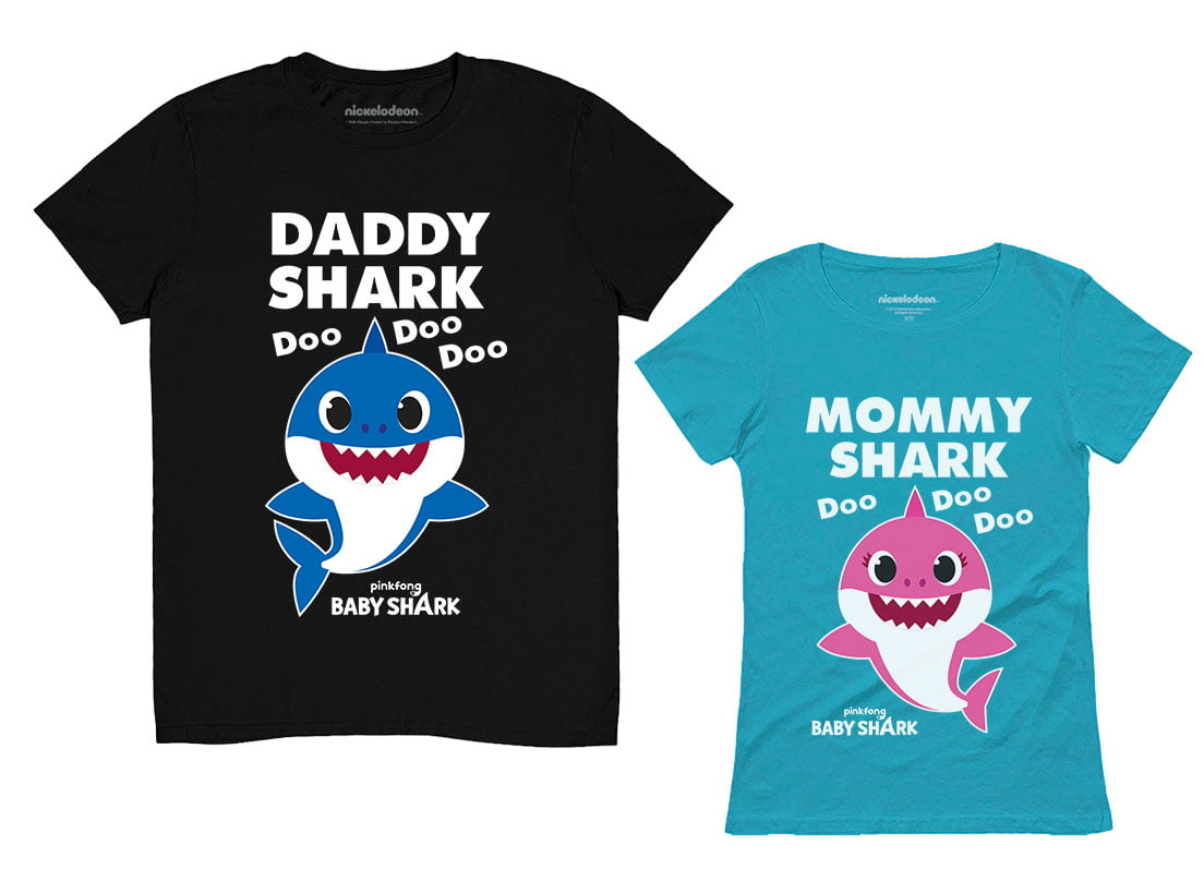 Daddy and Mommy Shark Shirts Mom and Dad Gifts Baby Shark Matching Set ...