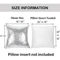 thumbnail image 3 of 4Pcs Gold Silver Sequin Pillow Covers 18x18 Inches Shiny Luxury Decorative Cushion Cases Cover with Hidden Zipper Design for Home Décor - Perfect for Sofa, Bed, Living Room, and Party, 3 of 6
