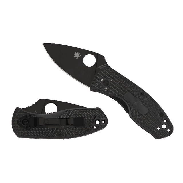 Spyderco Knives Ambitious Liner Lock C148PBBK Black Stainless FRN Pocket Knife Cuchillo