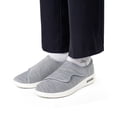 thumbnail image 4 of Wide Width Walking Shoes for Women Adjustable Hook and Loop Strap Slip On Breathable Low Seam Cushioned Non Slip Roomy Toe, 4 of 7
