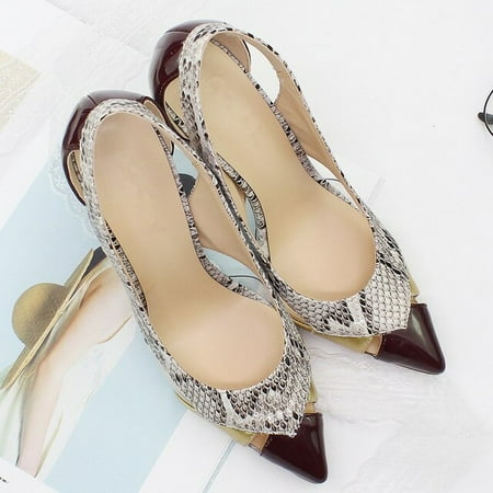 

YCNYCHCHY Sexy Design Mixed Color 12cm High Heels Fashion Pointed Toe Pumps For Women Wedding Bridal Banquet Female Shoes Large Size