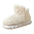 thumbnail image 4 of Pantuflas altas con , zapatos de felpa suave, botas cálidas de invierno para el hogar con fondo grueso, pantuflas para el piso, pantuflas , 38 a 39, 4 of 10