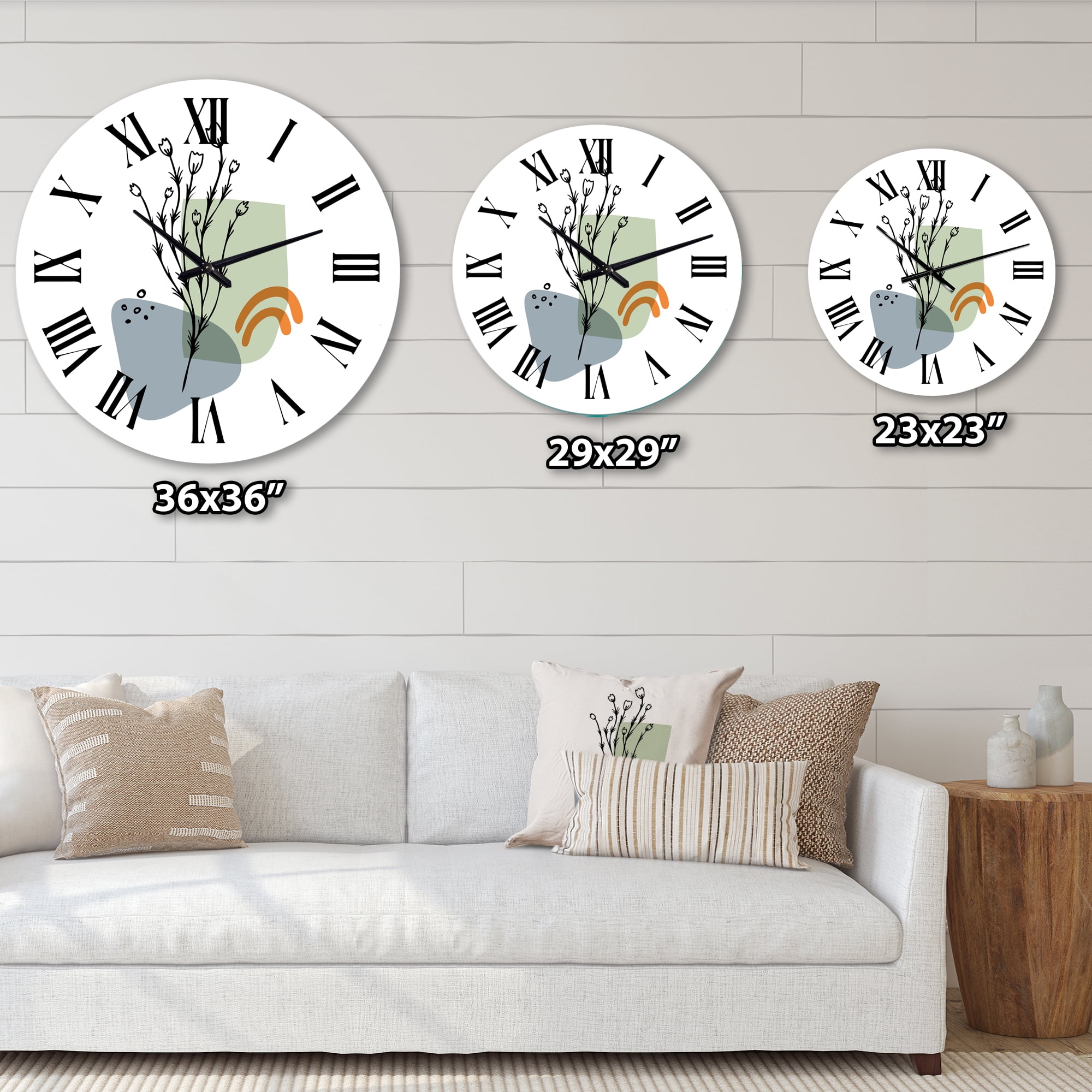 Designart 1 in Quartz Modern/Contemporary Wall Clock