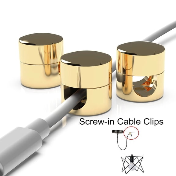 Metal Cable Organizer Clip - 1/4Pcs Ceiling Hanging Lamp Cord Organizer Fixator Holder