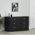 thumbnail image 1 of South Shore Step One 6-Drawer Dresser for Adult, in Pure Black, 1 of 12
