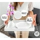 thumbnail image 3 of Home Redefined Bandeja Decorativa para Servir de Piel Sintética de Cocodrilo Rectangular de 45 X 30 Cm con Asas, Color Blanco, 3 of 5
