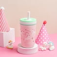 thumbnail image 4 of Zak Designs 12oz Kelso Toddler Cups For Travel or At Home, 12oz Vacuum Insulated Stainless Steel Sippy Cup With Leak-Proof Design is Perfect For Kids (Fanciful Unicorn), 4 of 12