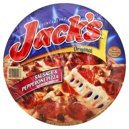 Jacks Original Sausage & Pepperoni Pizza, 17.2 oz
