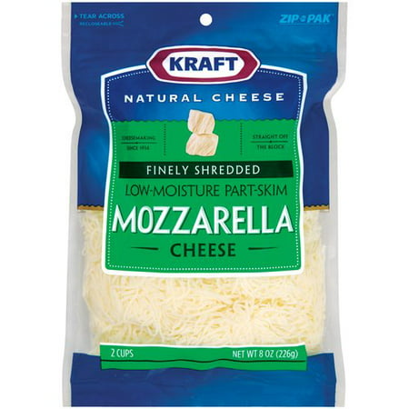 mozzarella shredded finely packaged sdn