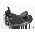 thumbnail image 2 of 18 In Hilason Western Horse Wide Gullet Trail BlackAmerican Leather Saddle, 2 of 8