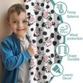thumbnail image 3 of Blackout Kids Curtains,White Cow Spot Pattern Childrens Insulated Curtains Set Of 2,Bedroom Essentials,Toddler Room Decor 42x54in(106x137cm), 3 of 5