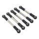 thumbnail image 2 of 5 piezas Varilla de enlace de dirección perfke accesorio ajustable repuestos para JLB Negro Varilla de tracción de la dirección, 2 of 7