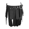 thumbnail image 1 of Falda con borlas romanas, disfraz de soldado romano, disfraces de cosplay para hombres y adultos, ajustable Negro, 1 of 9