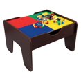 thumbnail image 1 of KidKraft 2-in-1 Train & Block Activity Wood Play Table - Espresso | 17577, 1 of 5