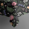 thumbnail image 5 of Pioneer Flower Floral Print Pattern Square Tablecloth, Waterproof Wipeable Spillproof Washable Table Cover for Home Kitchen Party Decor, 60"x60", 5 of 6