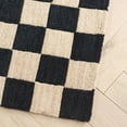 thumbnail image 4 of SAFAVIEH Martha Stewart Chelsea Checkered Area Rug, Black/Beige, 9' x 12', 4 of 8