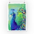 thumbnail image 2 of Peacock, Vivid (12x18 Wall Art Poster, Room Decor), 2 of 3