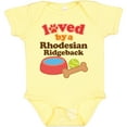 thumbnail image 3 of Inktastic Rhodesian Ridgeback Loved by a (dog Breed) Boys or Girls Baby Bodysuit, 3 of 5