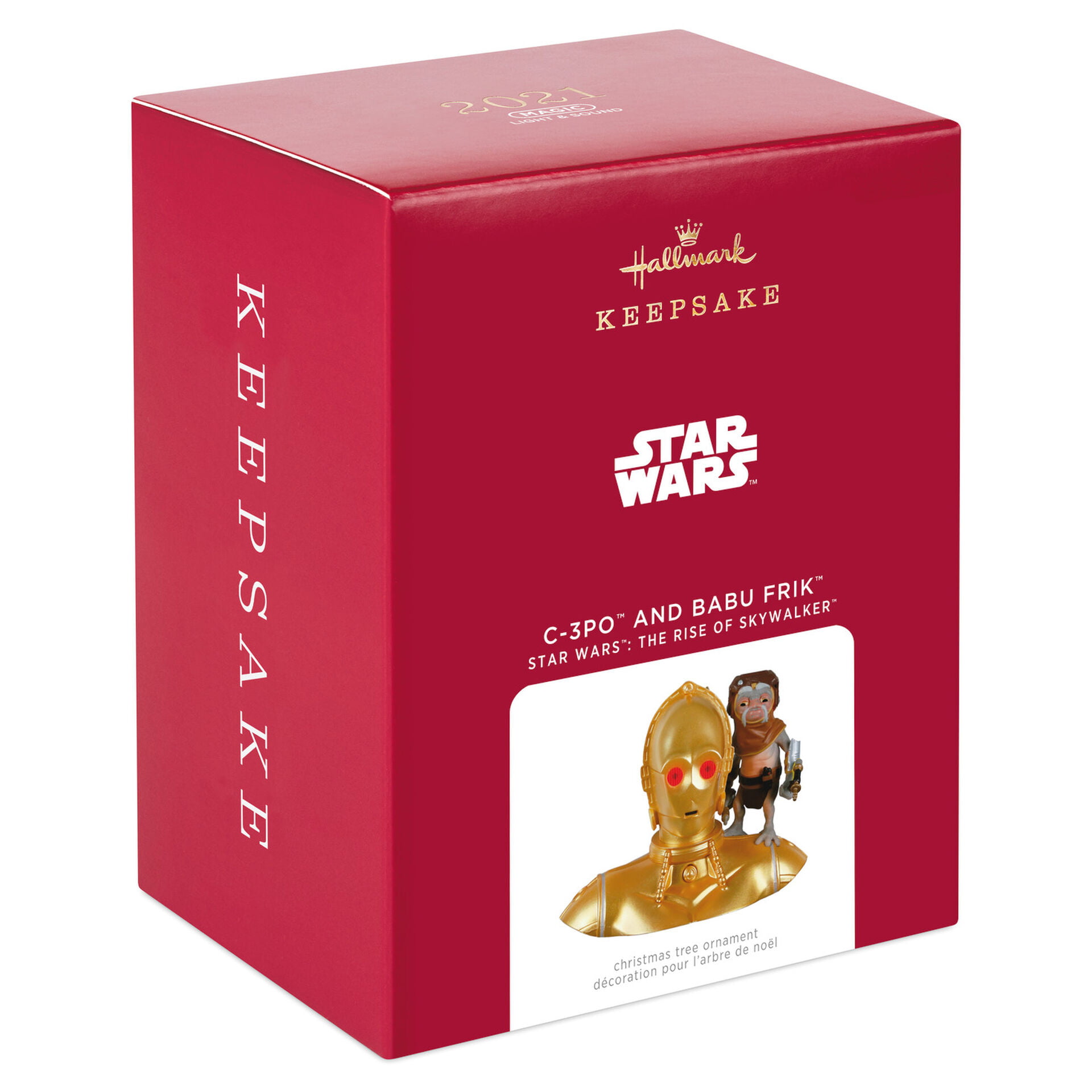 Star War the Rise of Skywalker Christmas Ornament C3PO droid 