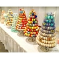 thumbnail image 7 of Blueberry & Vanilla Macaron Bites - 24 Count | Gourmet French Macarons with Rich Blueberry and Creamy Vanilla Flavors | Perfect for Parties, Gifts, and Dessert Lovers | Elegant Blue and White Macaron, 7 of 7