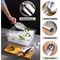 thumbnail image 5 of PIPETPET Metal Ice Scoop 6 OzKitchen Ice Scooper for Ice Maker, Small Food Scoops for Bar Party Wedding Pet Dog Food, Stainless Steel Silver, 5 of 9