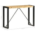 thumbnail image 4 of vidaXL Table Console 110x35x76 cm Bois de Manguier Massif, 4 of 5