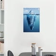 thumbnail image 5 of Success Inspirational Wall Art Motivation Entrepreneur Quotes Canvas Painting Iceberg Pictures Posters and Prints Artwork Modern Inspiring Office Decor Living Room Gym Decorations Framed 12x18, 5 of 6