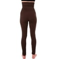 thumbnail image 4 of 3-Pack Women High Waist Fleece Lined Tummy Control Full Length Leggings Winter Compression Top Legging Pants, 4 of 5