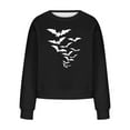thumbnail image 5 of Meichang Chandail en Molleton Surdimensionné pour Femmes Chandail en Molleton Graphique de Noël Manches Longues Col Rond Chandail Automne Hiver Coupe Ample Chandail en Molleton de Noël, 5 of 5